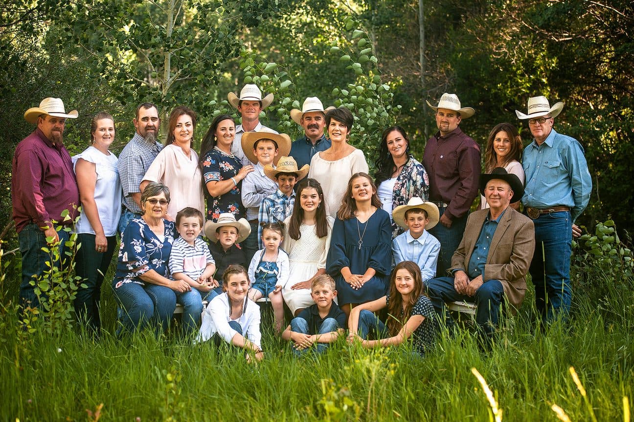 Five generations of the Brough family